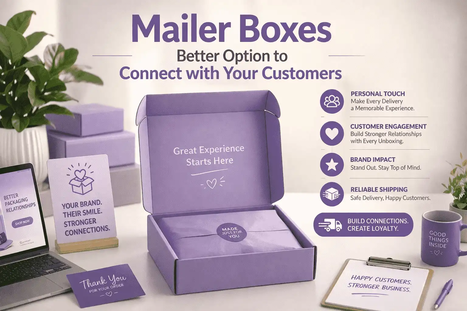 Mailer Boxes Better Option to Connect with Your Customers